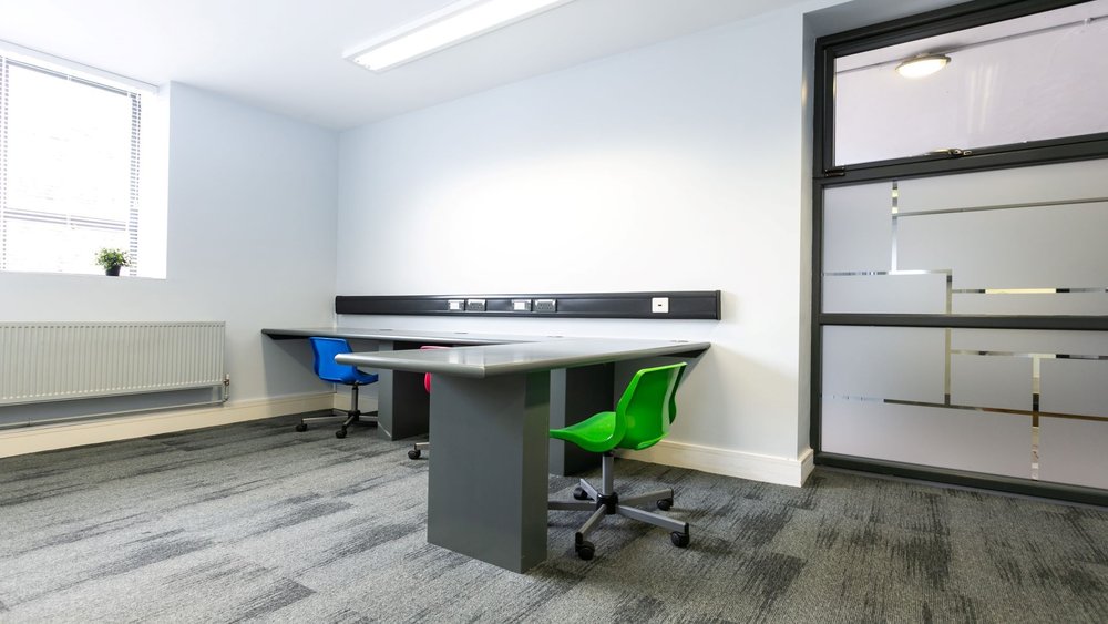 iD8 Studio has a bright, modern interior office.